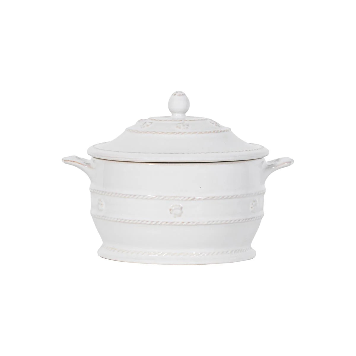 Juliska Berry & Thread Mini Cocotte - Whitewash