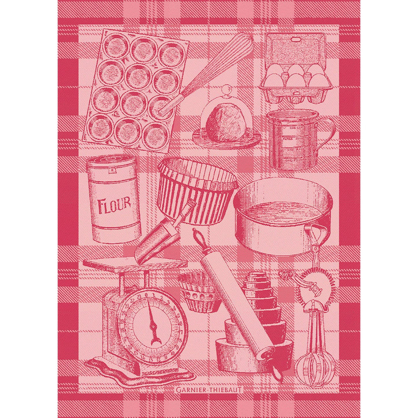 Garnier Thiebaut Bakery Red Kitchen Towel