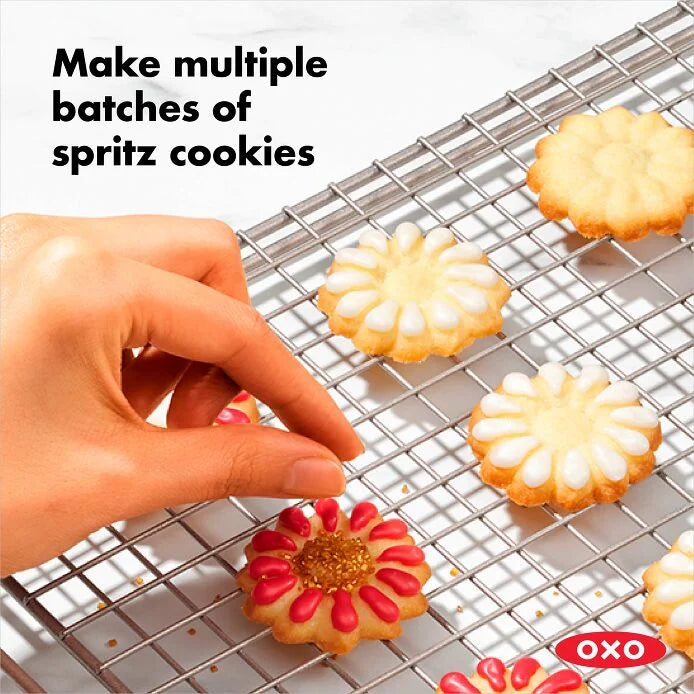 OXO Good Grips Cookie Press With Disk Storage Case