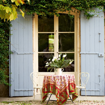 Couleur Nature French Tablecloth Noel 59"x86"