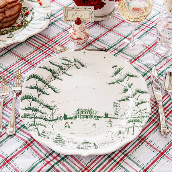 Juliska Country Estate Winter Frolic Charger - Evergreen