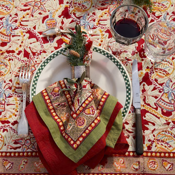 Couleur Nature French Tablecloth Noel 59"x86"