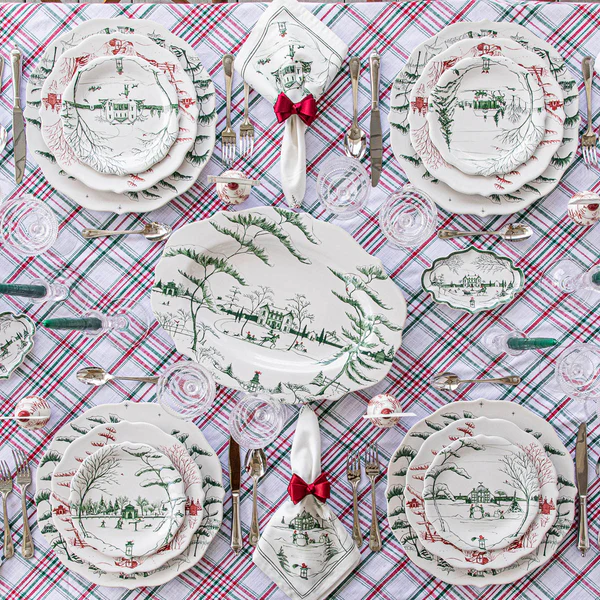 Juliska Country Estate Winter Frolic 18" Platter - Evergreen