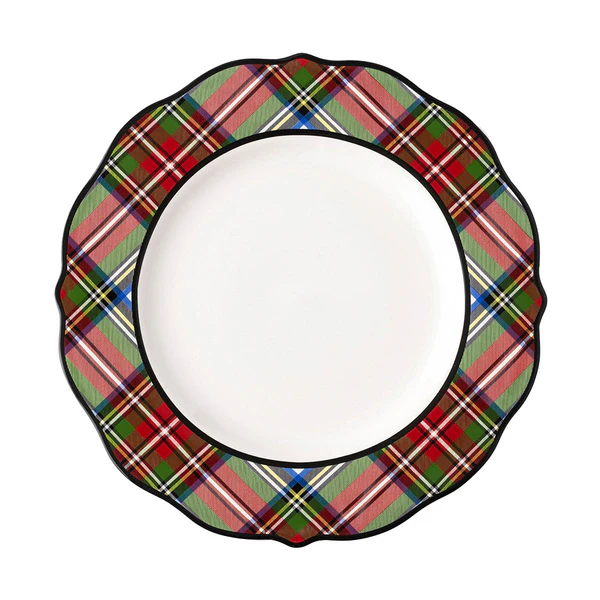 Juliska Stewart Tartan Dinner Plate