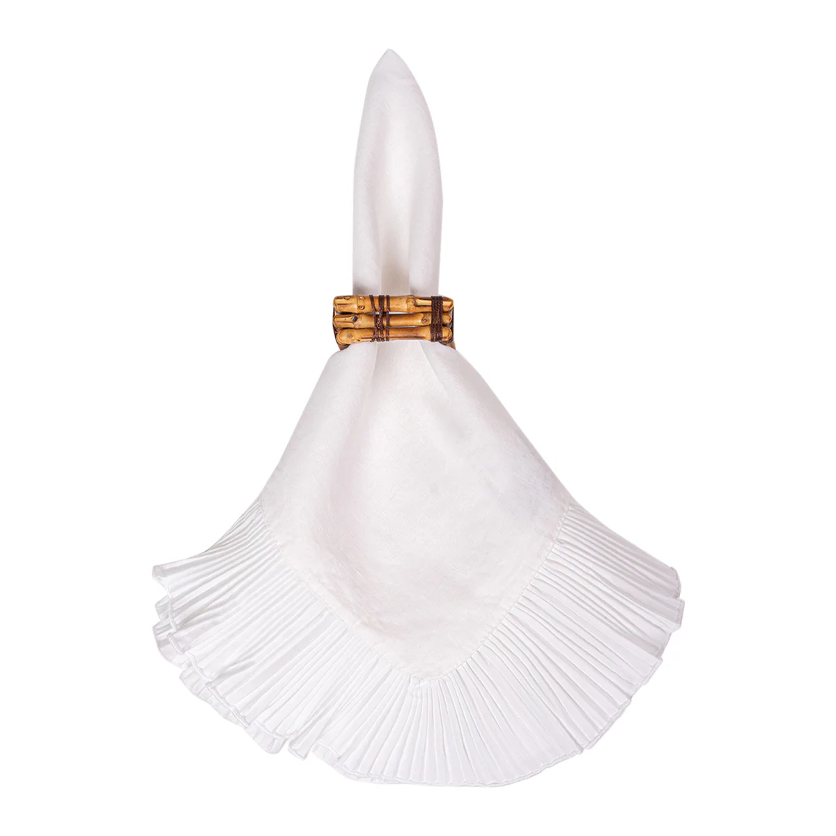 Juliska Mademoiselle Napkin - White