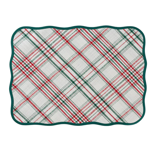 Juliska Merry Tartan Placemat Red/Gree