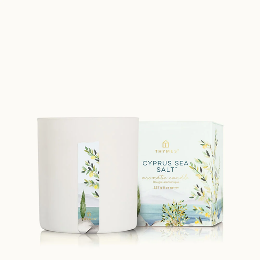 Thymes Cyprus Sea Salt Poured Candle