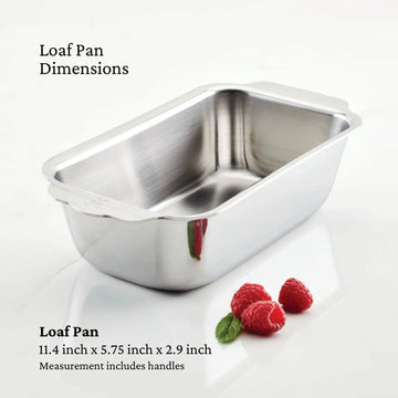 Hestan OvenBond Tri-ply Stainless Steel 1-Pound Loaf Pan