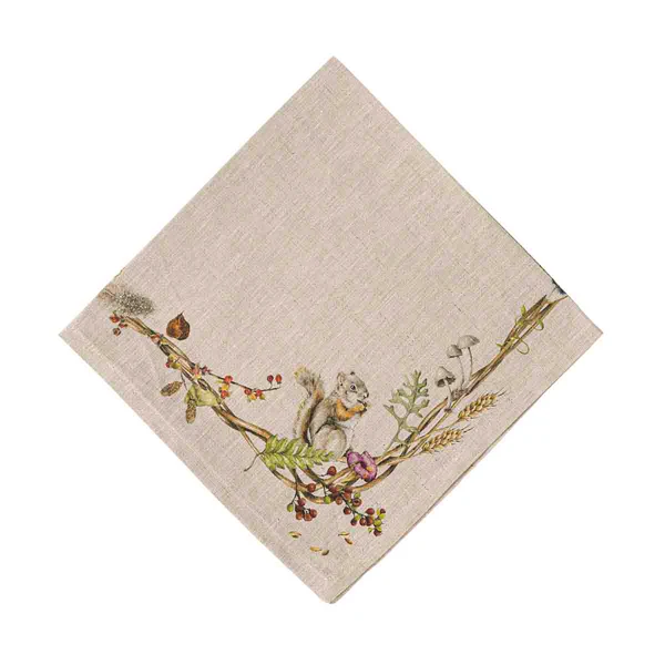 Juliska Forest Walk Napkin with Animals