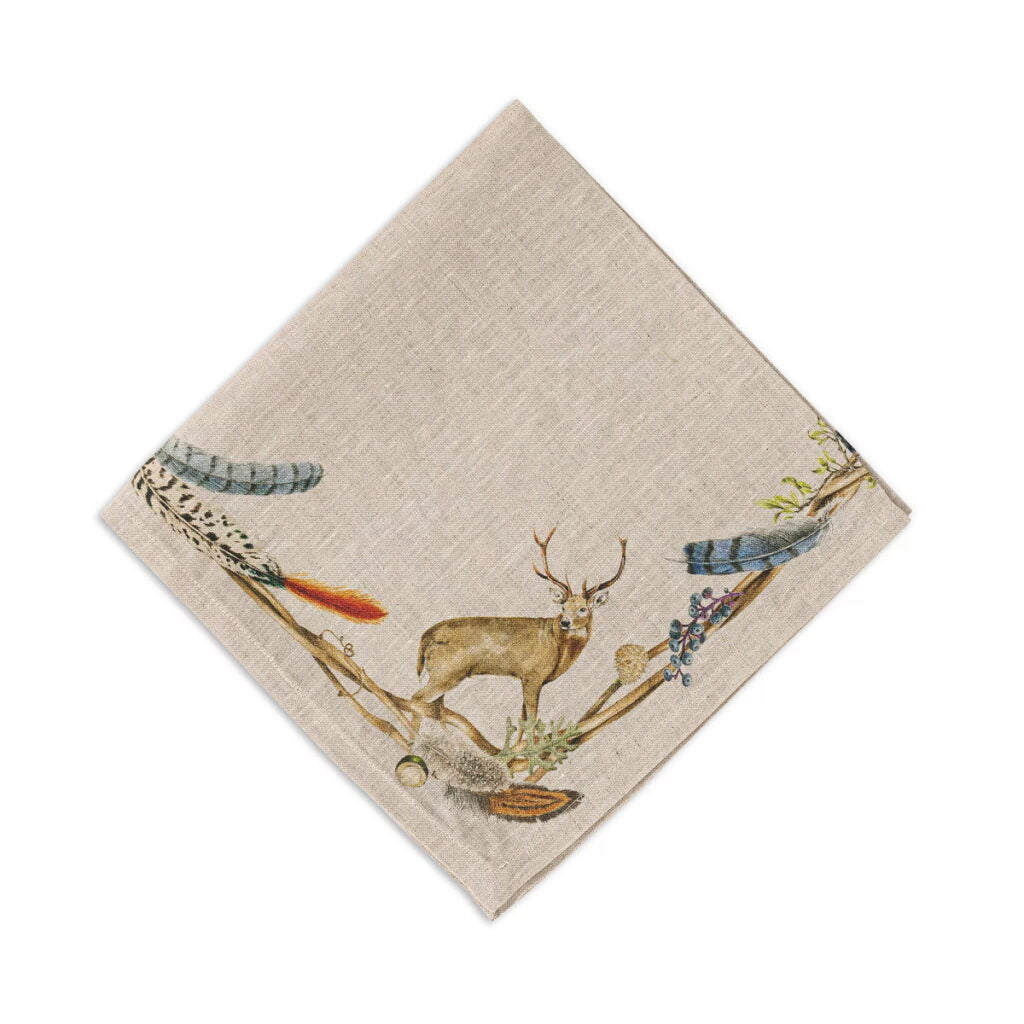 Juliska Forest Walk Napkin with Animals