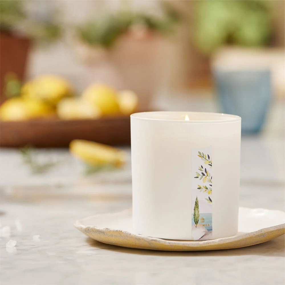 Thymes Cyprus Sea Salt Poured Candle