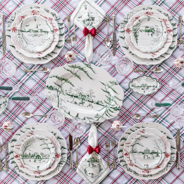 Juliska Country Estate Winter Frolic Napkin - Evergreen