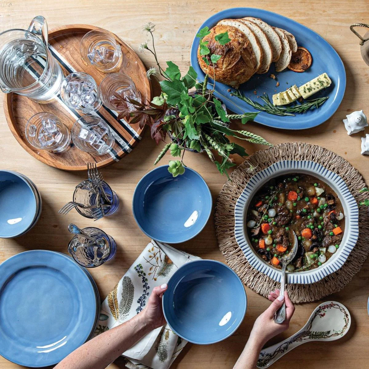 Juliska Puro Dessert/Salad Plate - Chambray