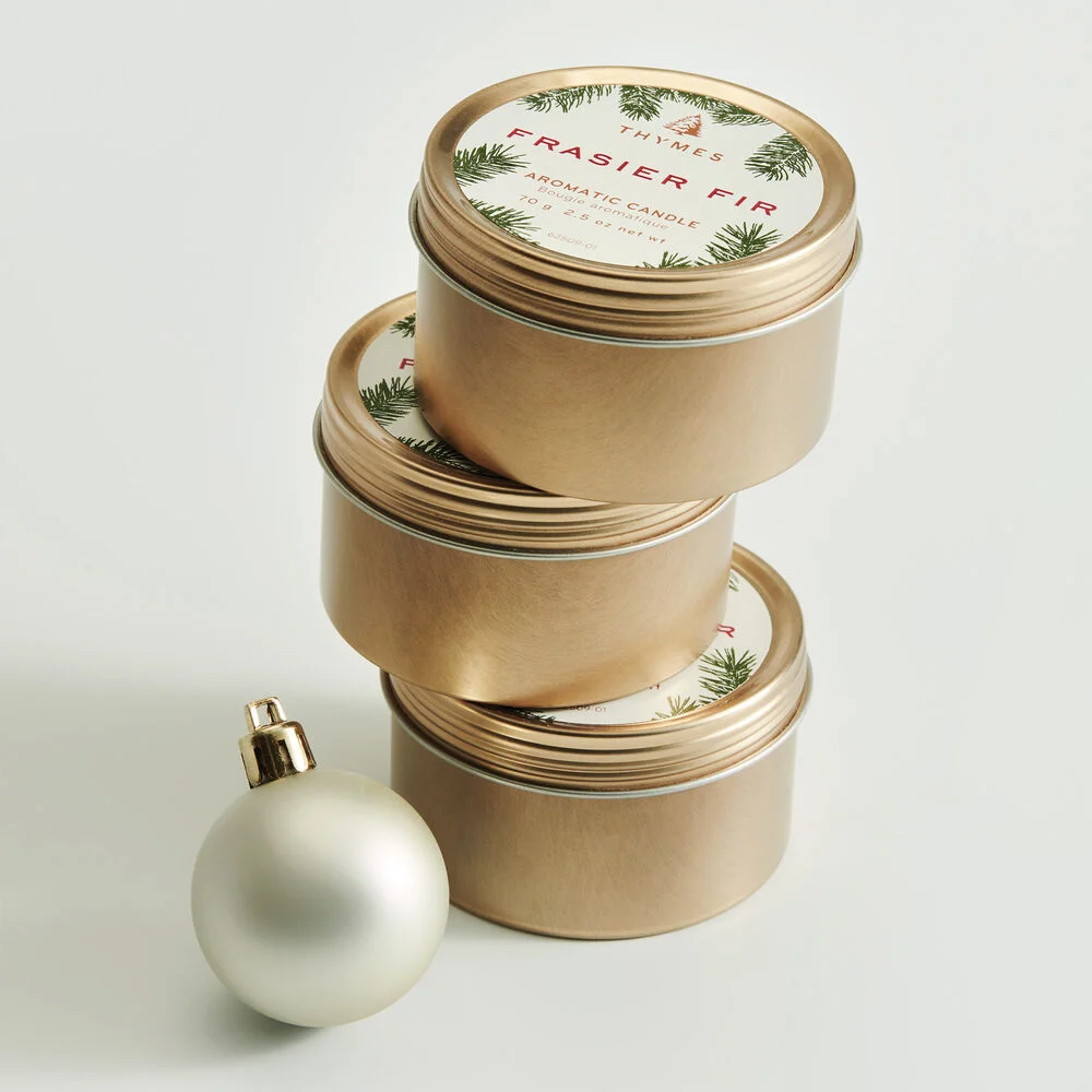 Thymes Frasier Fir Travel Tin Candle