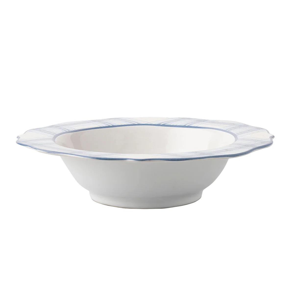 Juliska Tartan Chambray Serve Bowl