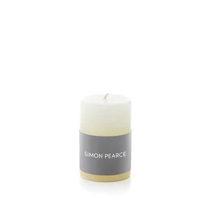 Simon Pearce Pillar Candle — Ivory 2x3