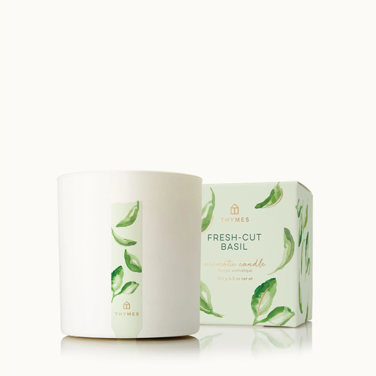 Thymes Fresh-Cut Basil Poured Candle