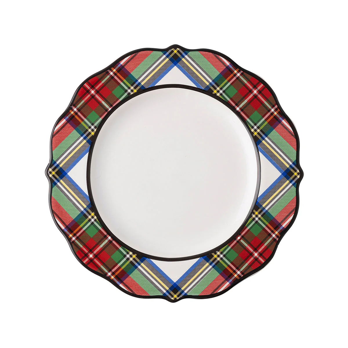 Juliska Stewart Tartan Dessert/Salad Plate