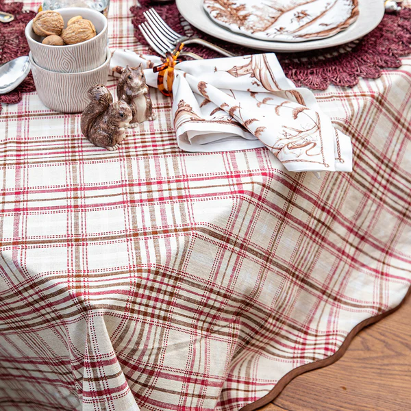 Juliska Harvest Tartan 60x120 Tablecloth