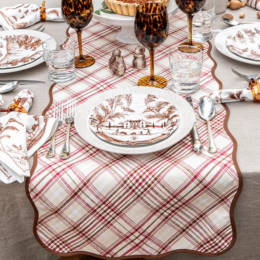 Juliska Harvest Tartan 18" x 90" Table Runner