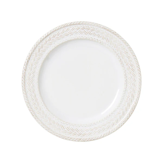 Juliska Le Panier Dessert/Salad Plate - Whitewash