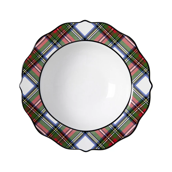 Juliska Stewart Tartan 13" Serving Bowl