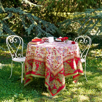 Couleur Nature French Tablecloth Noel 59"x86"