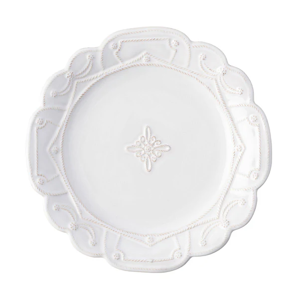 Juliska Jardins du Monde Dinner Plate - Whitewash