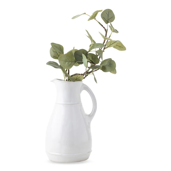 Juliska Puro Ceramic Pitcher - Whitewash