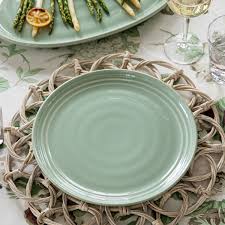 Juliska Bilbao Dinner Plate - Sage