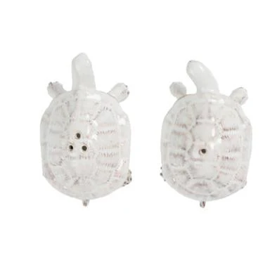 Juliska Clever Creatures Turtle Salt and Pepper Set/2pc