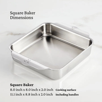 Hestan Provisions OvenBond Tri-ply Square Baker