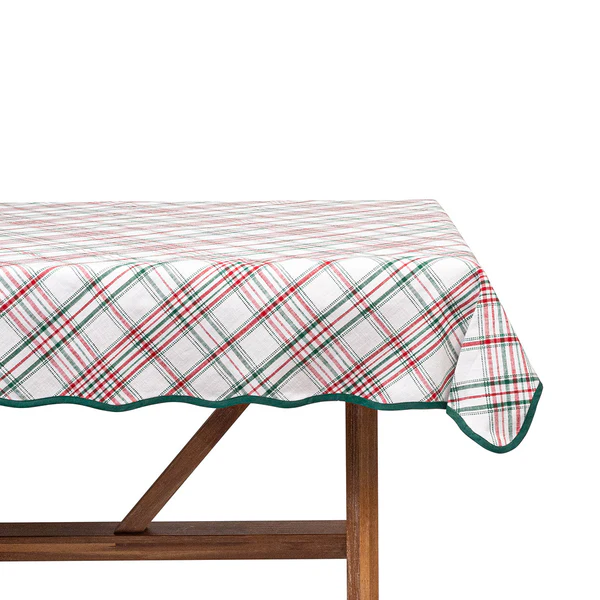 Juliska Merry Tartan 52" Sq Tablecloth