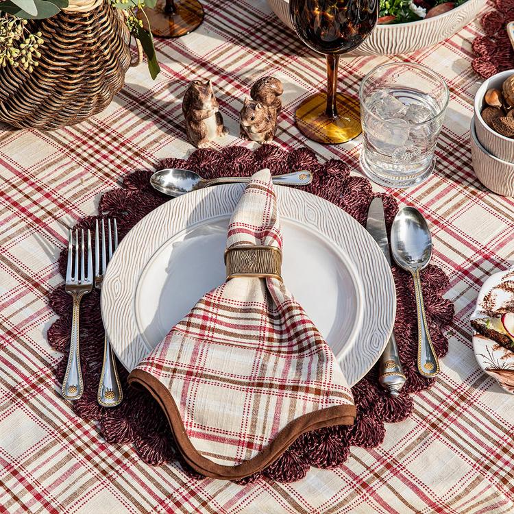 Juliska Harvest Tartan 60x120 Tablecloth