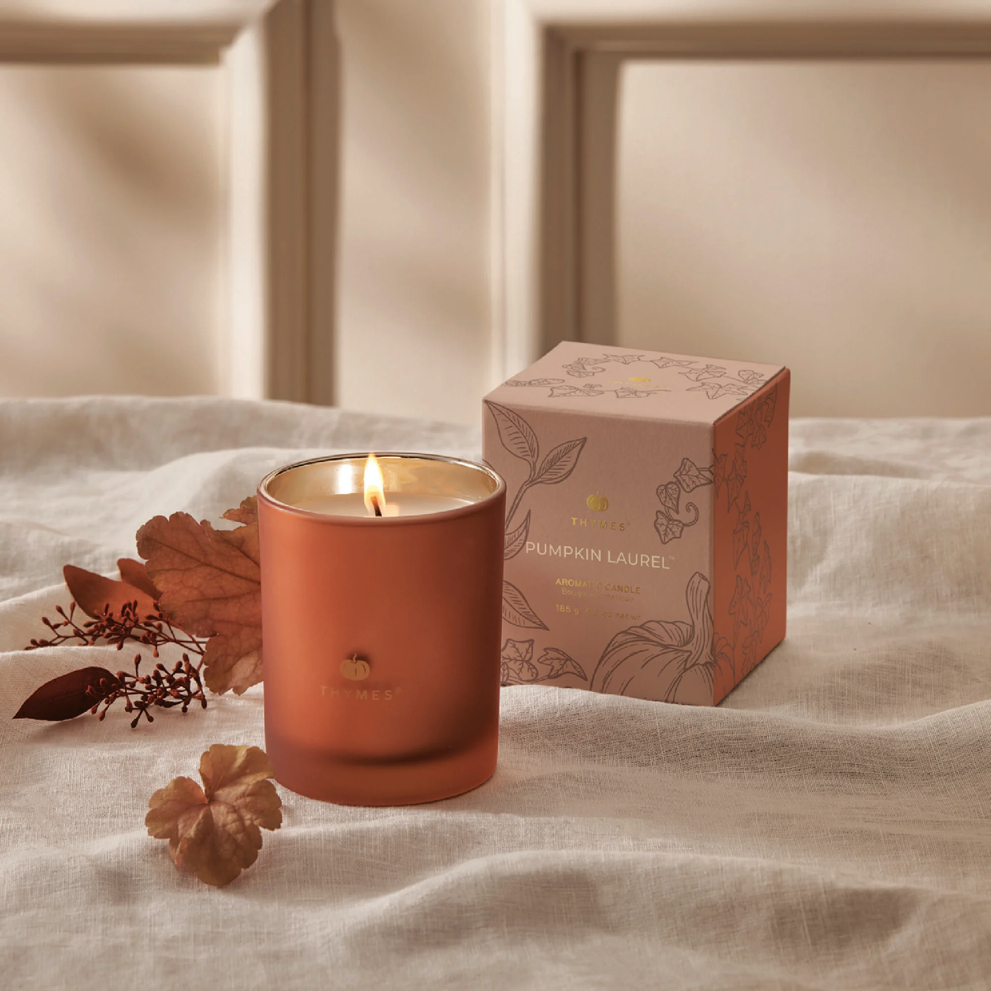 Thymes Pumpkin Laurel Aromatic Candle