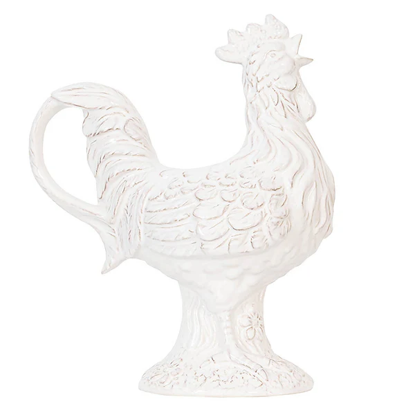 Juliska Clever Creatures Ceramic Rooster Pitcher