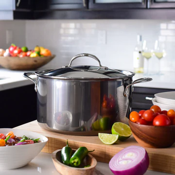 Hestan NanoBond Titanium Stockpot, 8-Quart