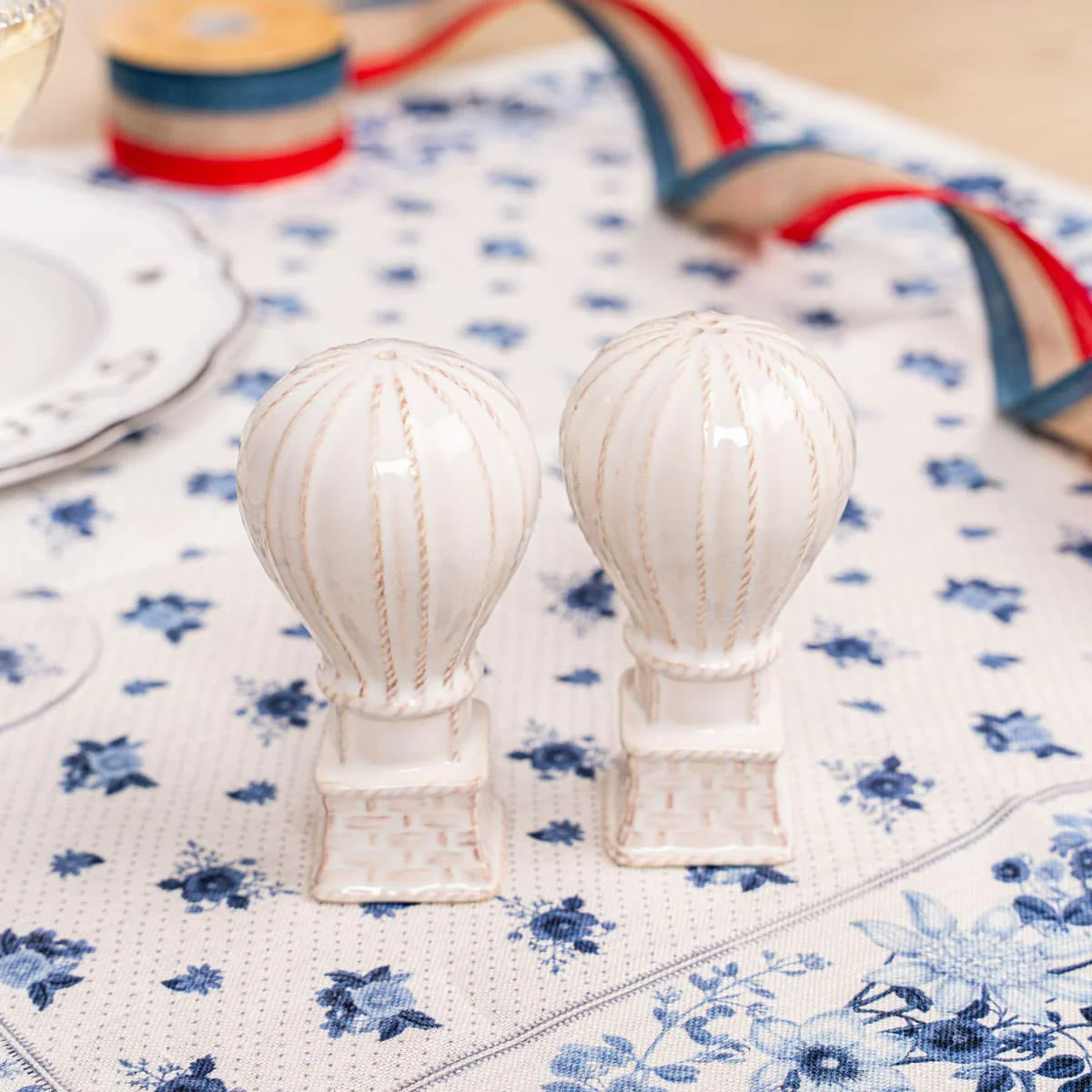 Juliska L'Amour Toujours Hot Air Balloon Salt and Pepper Set/2