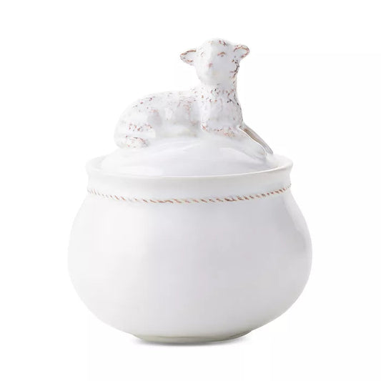 Juliska Clever Creatures Lamb Jar with Lid Henri