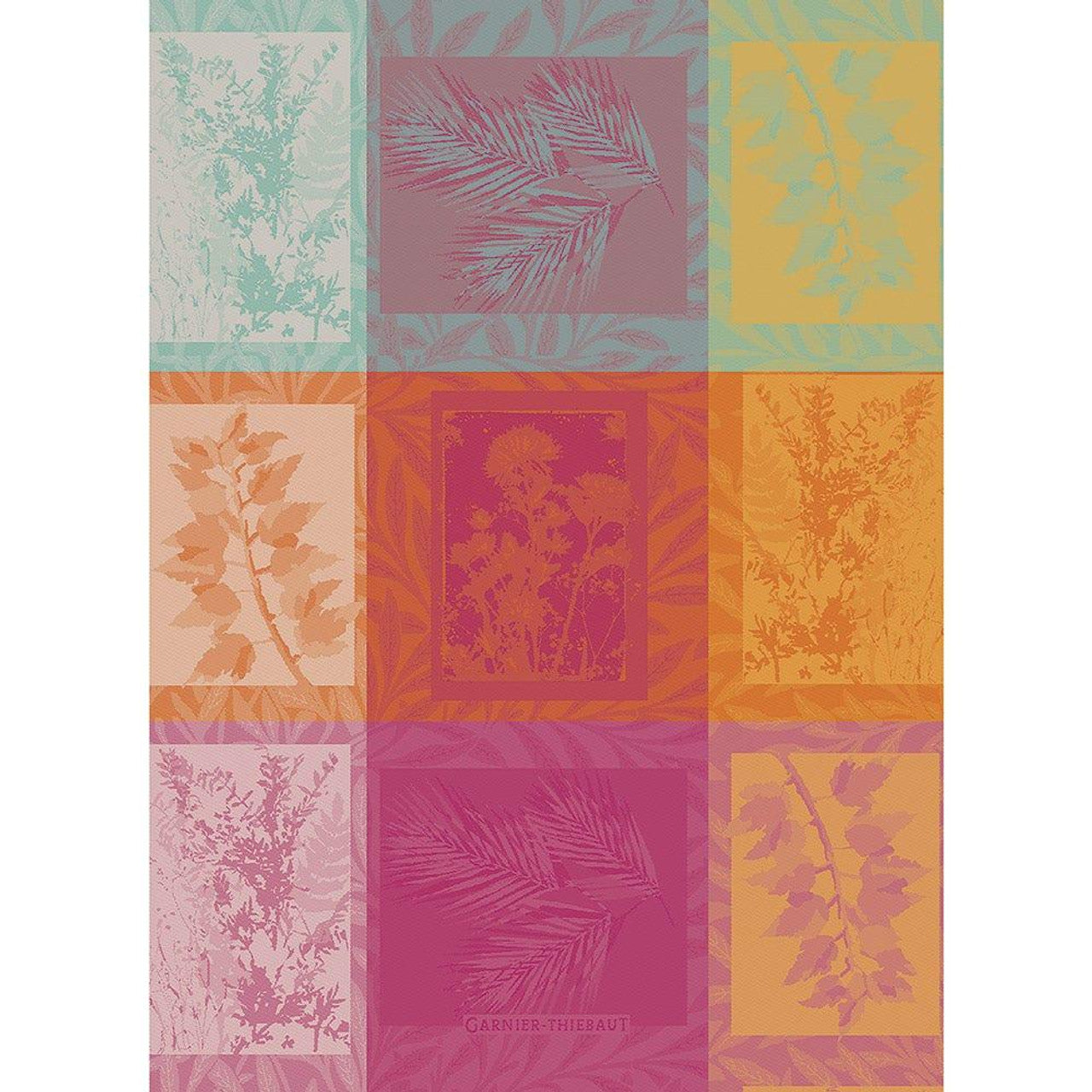 Garnier Thiebaut Mille Vegetaux Tor Arc En Ciel Jacquard Kitchen Towel