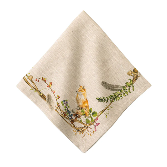 Juliska Forest Walk Napkin with Animals