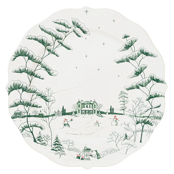 Juliska Country Estate Winter Frolic Charger - Evergreen