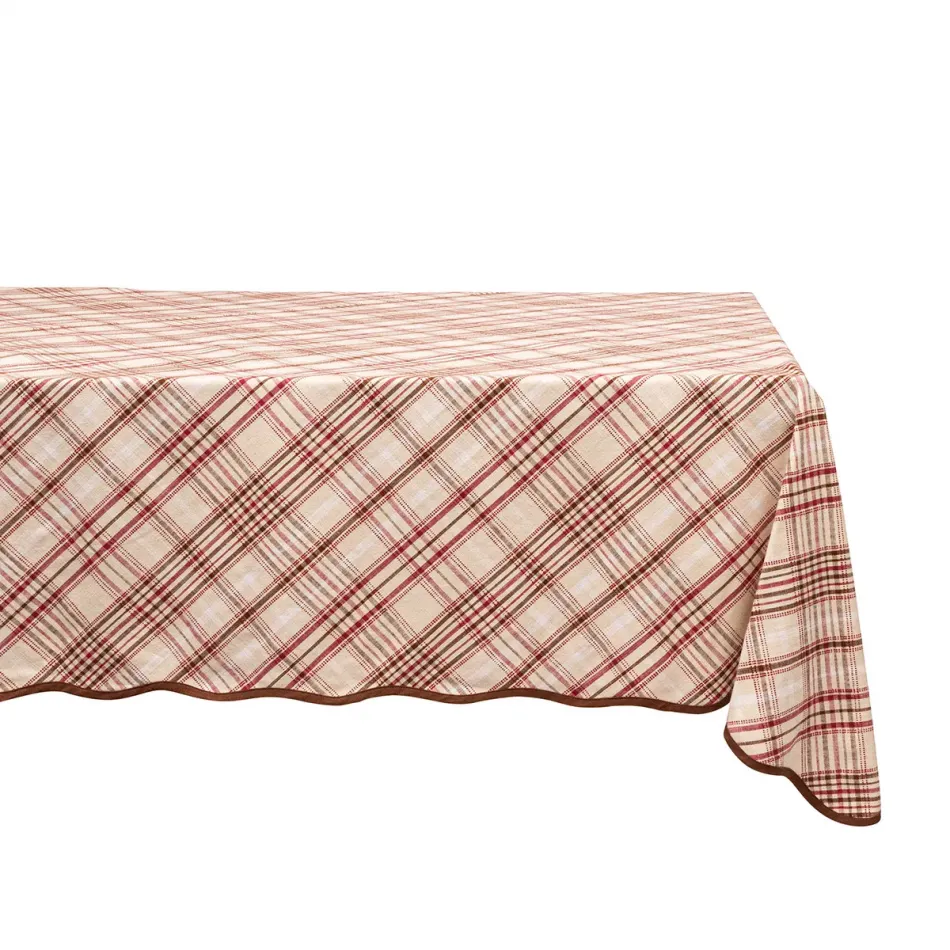 Juliska Harvest Tartan 52" Square Tablecloth