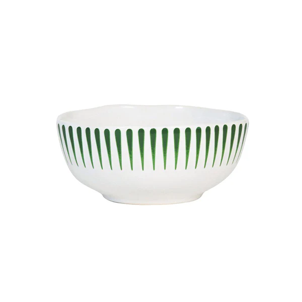 Juliska Sitio Stripe Cereal/Ice Cream Bowl - Basil