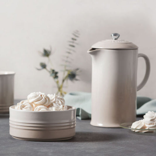 Le Creuset French Press in Meringue