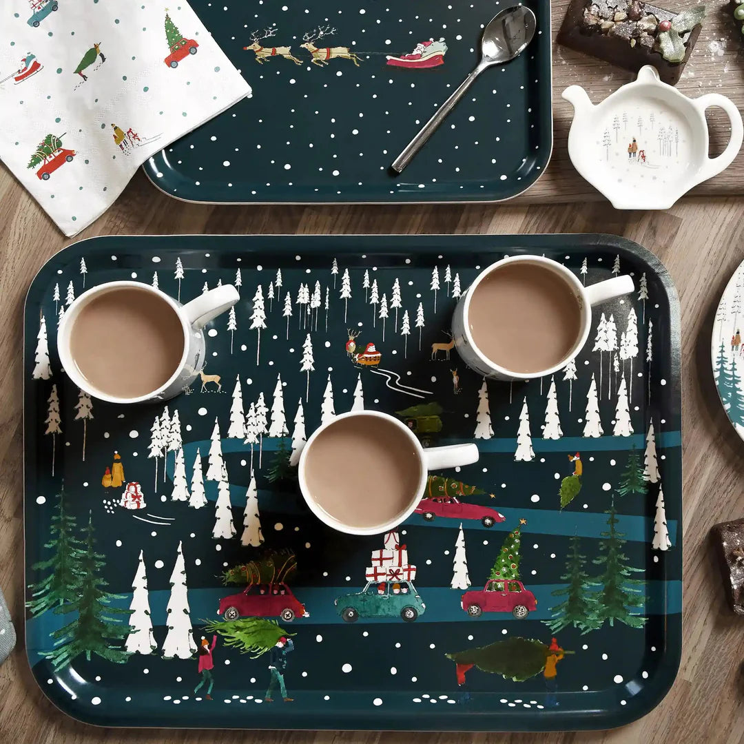 Home for Christmas Large Tray