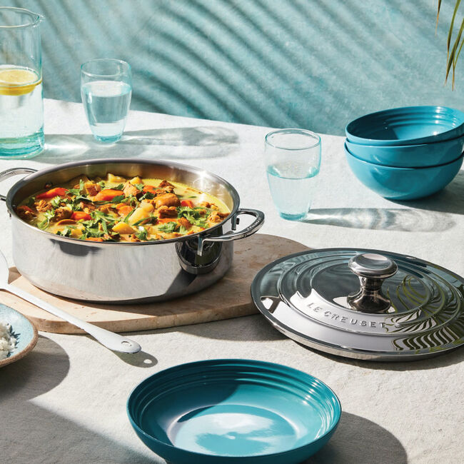 Le Creuset Stainless Steel Rondeau Pan 4.5 qt