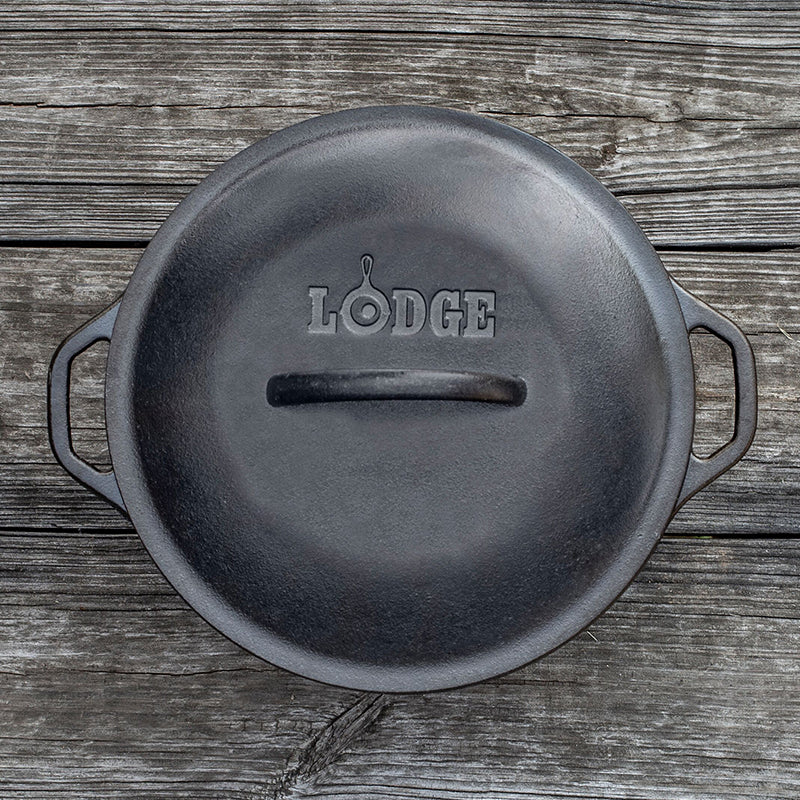 Lodge Seasoned Cast Iron Dutch Oven 5 qt