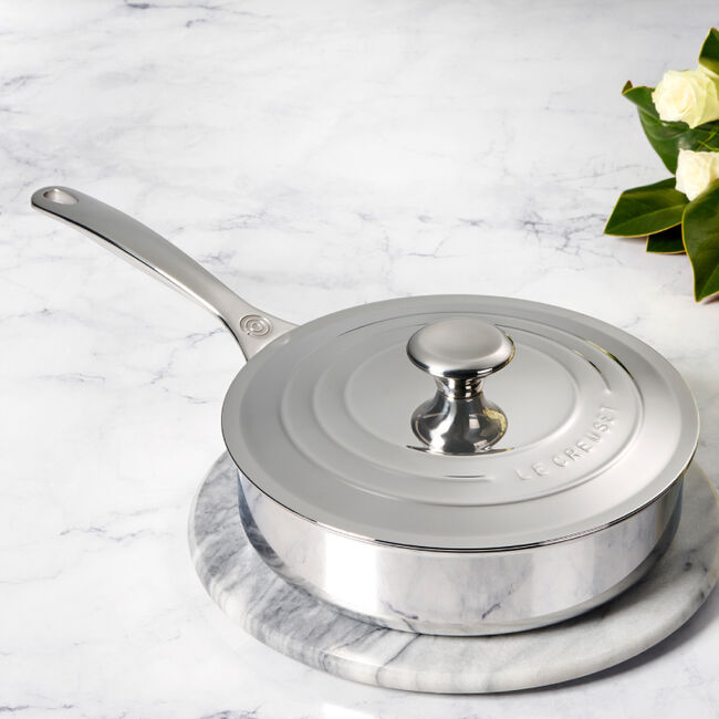 Le Creuset Stainless Steel Saute Pan 3 qt